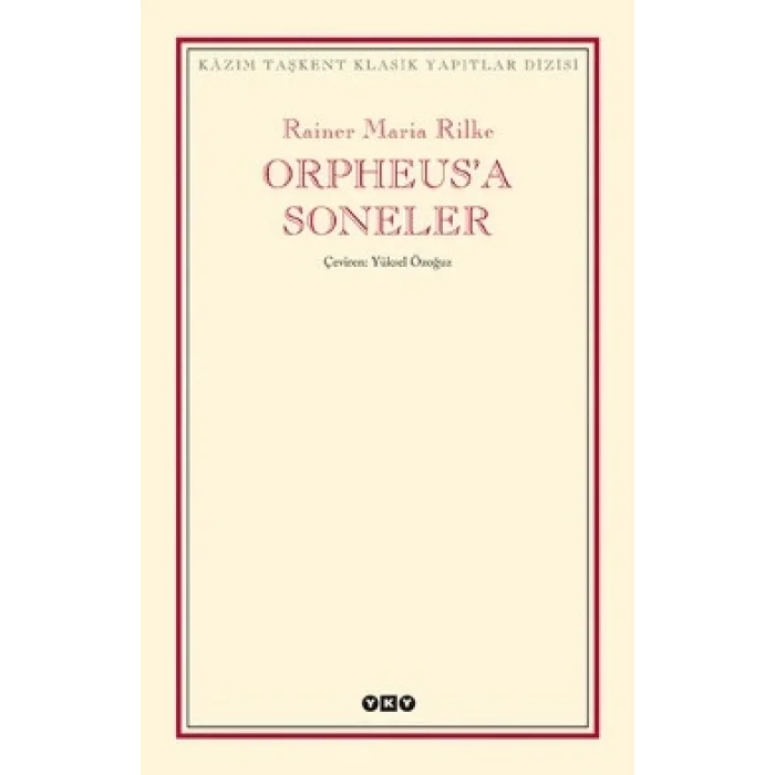 Orpheus’a Soneler