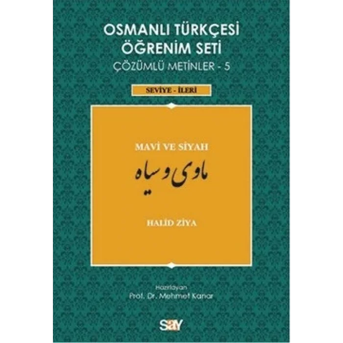 Osmanlı Türkçesi Öğrenim Seti 5 / Mavi ve Siyah