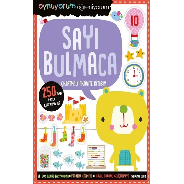 Oynuyorum Öğreniyorum – Sayı Bulmaca Çıkartmalı Aktivite Kitabım