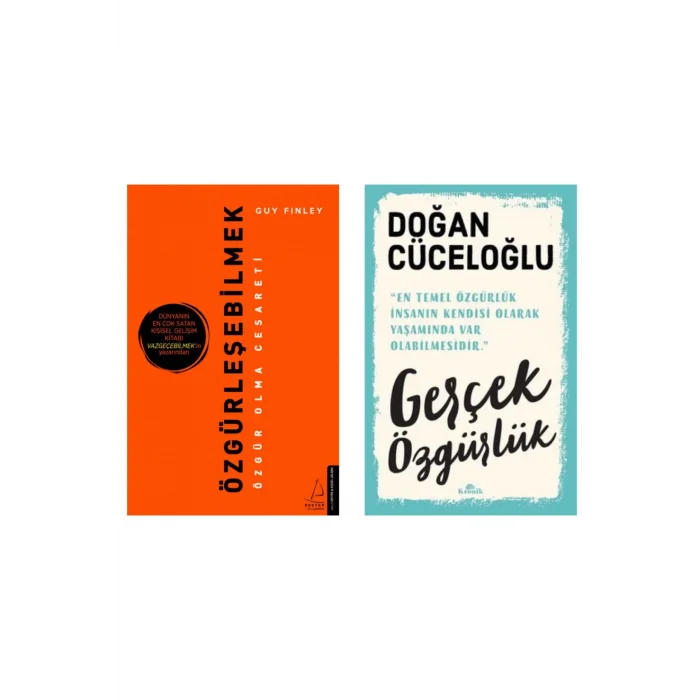 Özgürleşebilmek + Gerçek Özgürlük- 2 Kitap Set - Iş Bankası Özel Set Özgürleşebilmek Kitabı