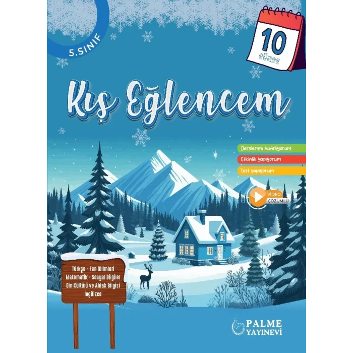 Palme 5.Sınıf 10 Günde Kış Eğlencem (Yarıyıl Tatil Kitabı)