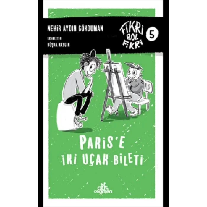 Parise İki Uçak Bileti - Karton Kapak