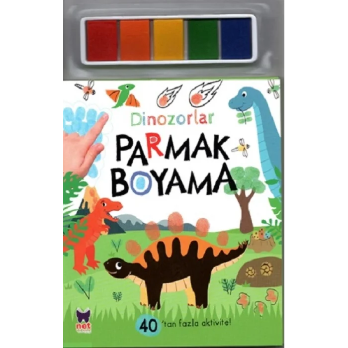 Parmak Boyama-Dinozorlar
