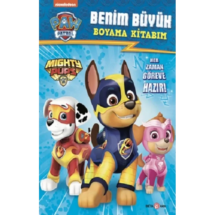 Paw Patrol Benim Büyük Boyama Kitabım