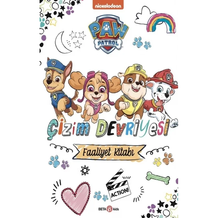 Paw Patrol Çizim Devriyesi Boyama Kitabı