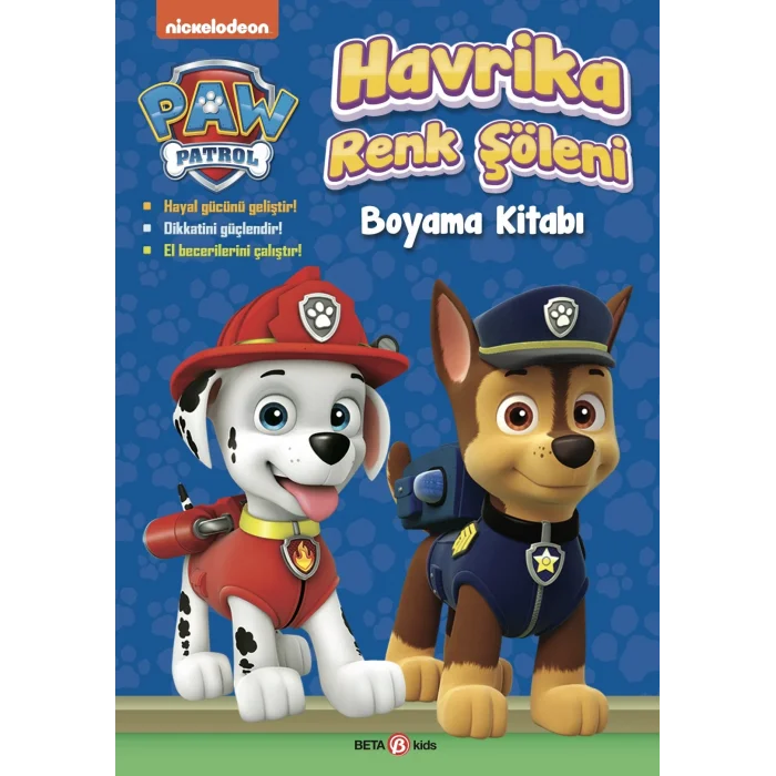 Paw Patrol Havrika Renk Şöleni Boyama Kitabı