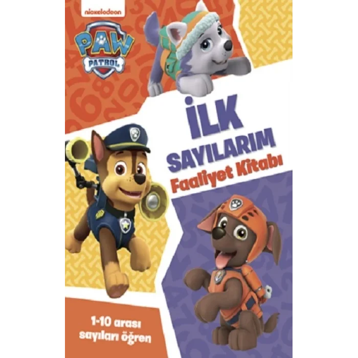 Paw Patrol İlk Sayılarım Faaliyet Kitabı
