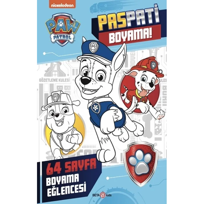 Paw Patrol Paspati Boyama Kitabı