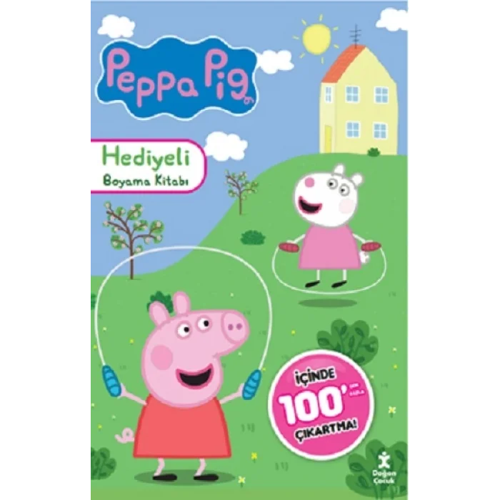 Peppa Pig 100 Çıkartma Hediyeli Boyama Kitabı