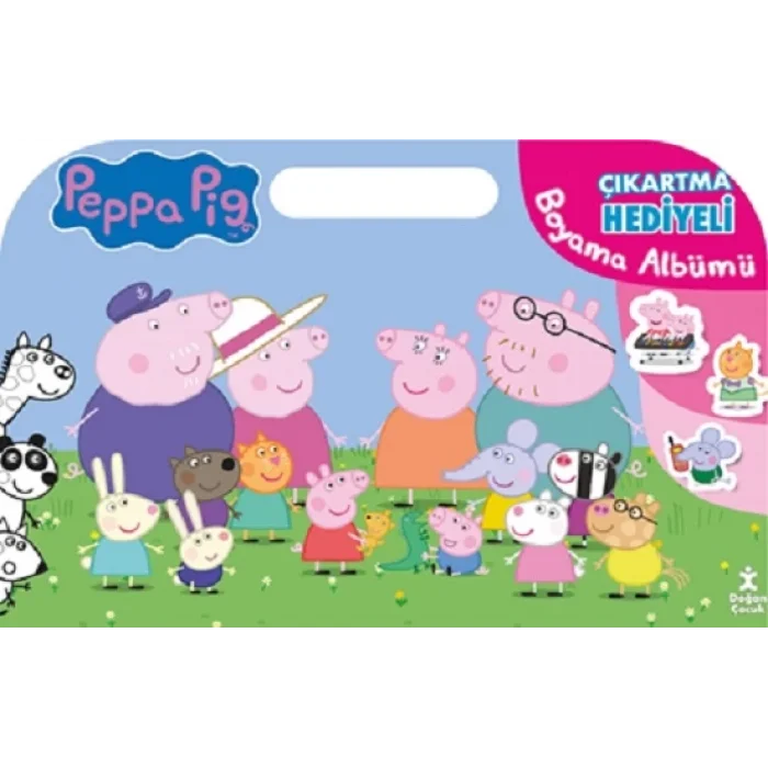Peppa Pig Çıkartma Hediyeli Boyama Albümü