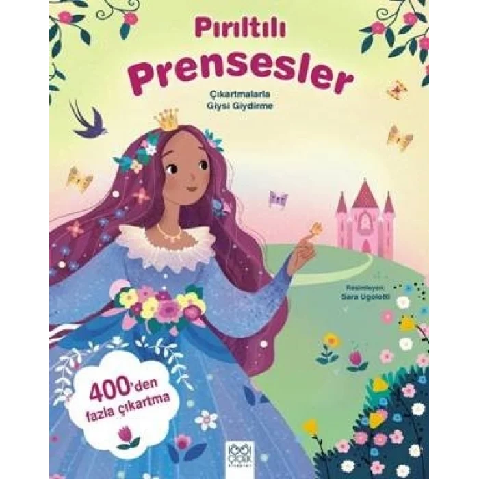 Pırıltılı Prensesler – Çıkartmalarla Giysi Giydirme