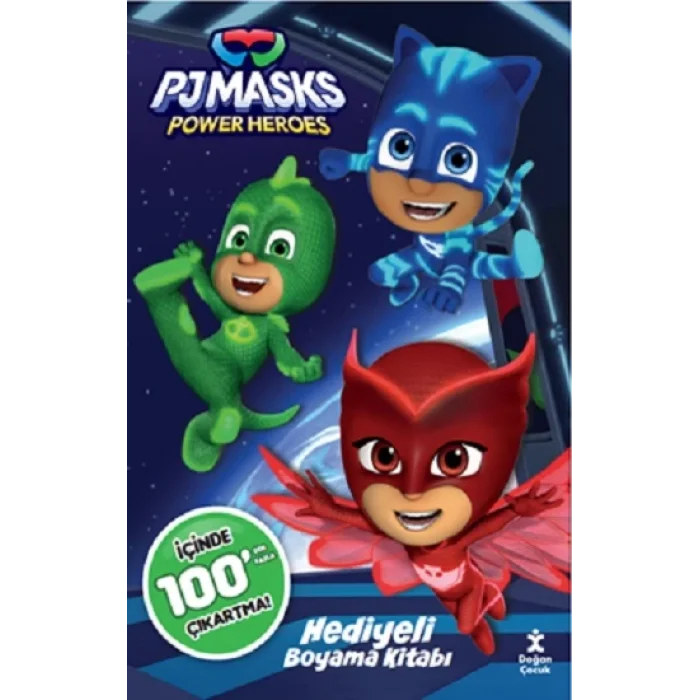 PJ Masks 100 Çıkartma Hediyeli Boyama Kitabı