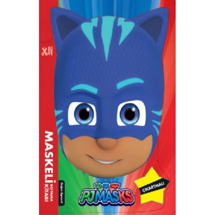 Pjmask Maskeli Boyama Kitabı