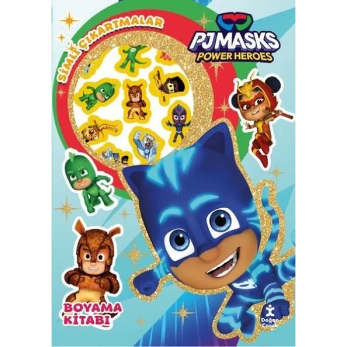 Pjmasks Power Heroes - Star Simli Çıkartmalı Boyama Kitabı