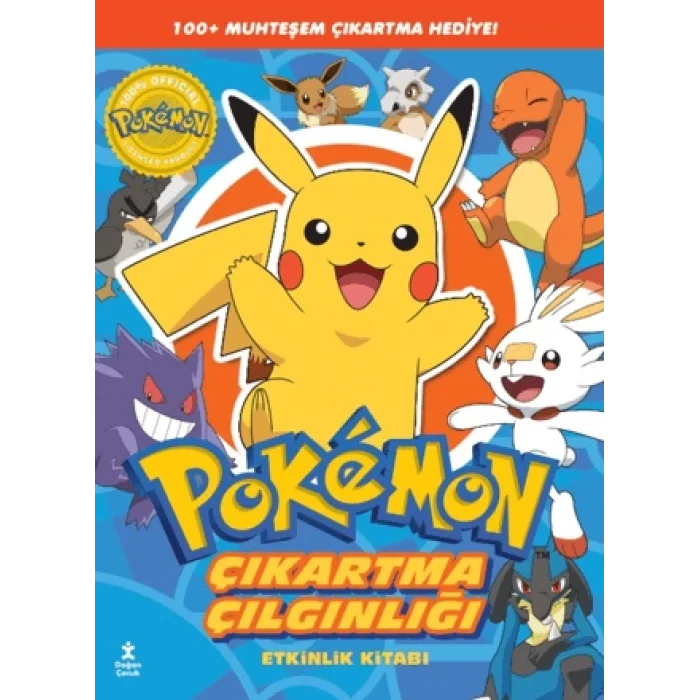 Pokemon - Pikachu Çıkartma Çılgınlığı Etkinlik Kitabı