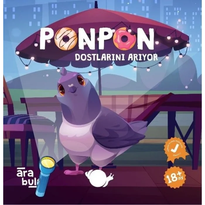 Ponpon Dostlarını Arıyor - Fenerli Ara Bul Kitabı 18 + Ay