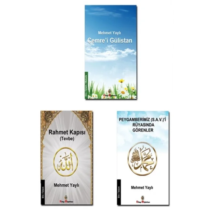 Rahmet Kapısı (Tevbe) - Rüyasında Peygamberimiz (S.A.V.)i Görenler - Cemrei Gülistan Dini Kitap Seti (3 Kitap)