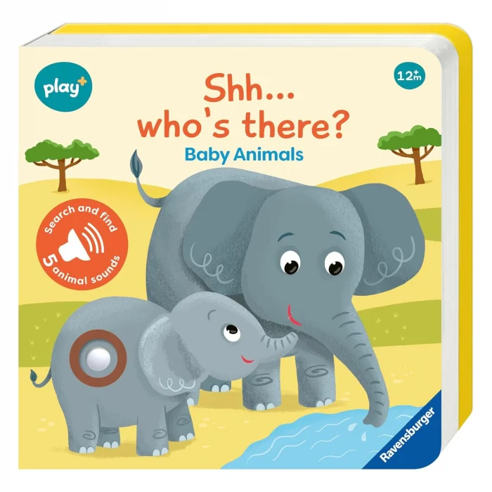 Ravensburger Play+ Infant & Toddler - Shhh...Whos There?: Baby Animals