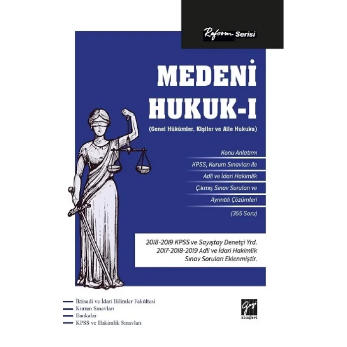 Reform Serisi Medeni Hukuk - 1