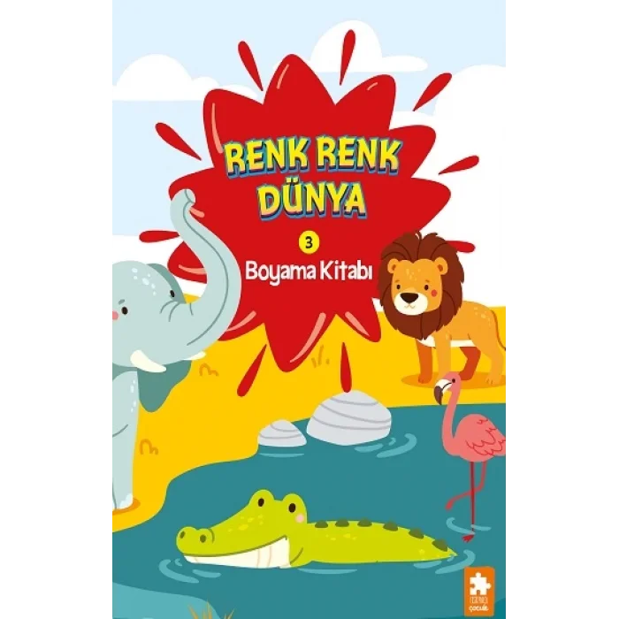 Renk Renk Dünya Boyama Kitabı - 3