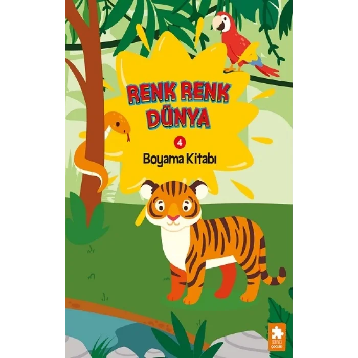 Renk Renk Dünya Boyama Kitabı - 4