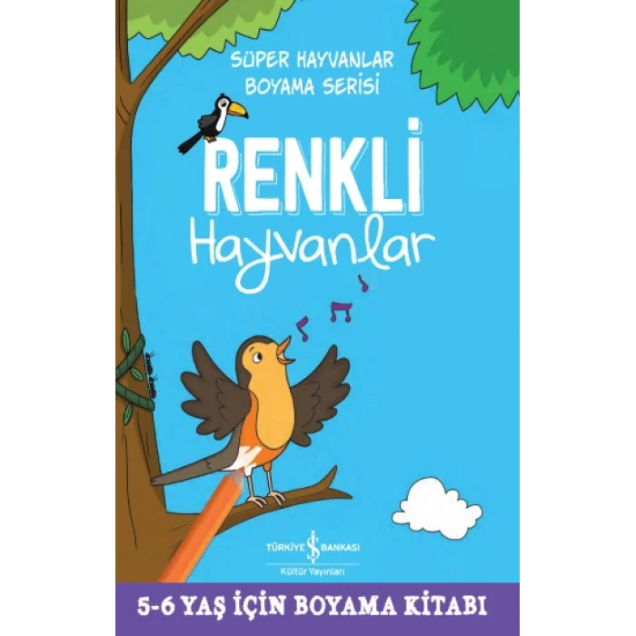 Renkli Hayvanlar - Süper Hayvanlar Boyama Serisi