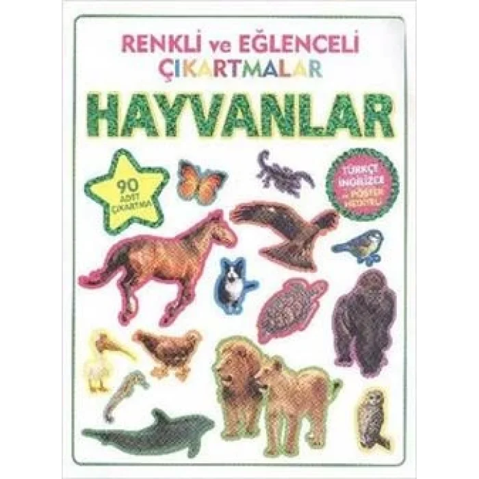 Renkli ve Eğlenceli Çıkartmalar - Hayvanlar (Animals)