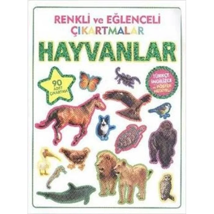 Renkli ve Eğlenceli Çıkartmalar - Hayvanlar (Animals)