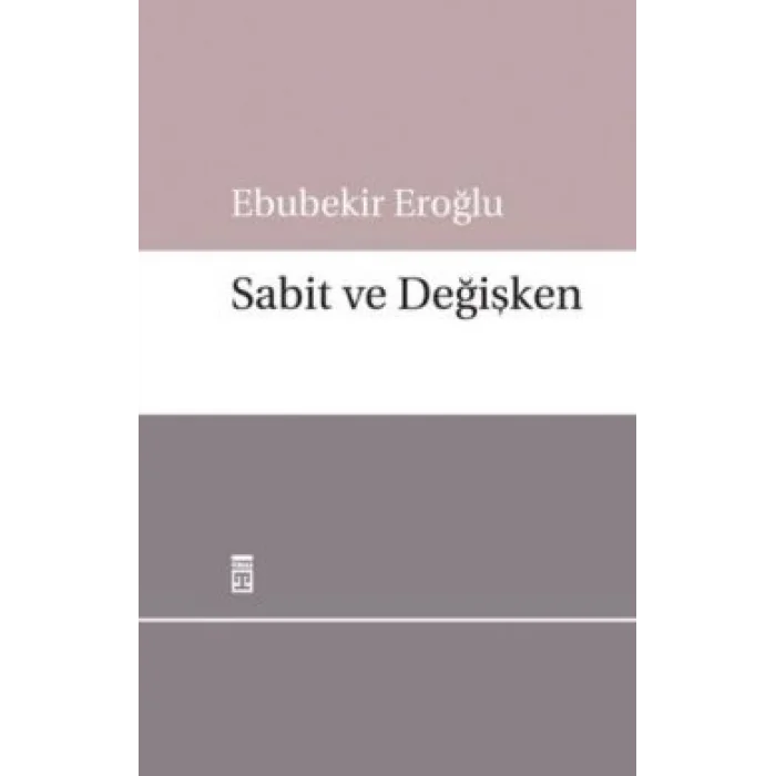 Sabit ve Değişken