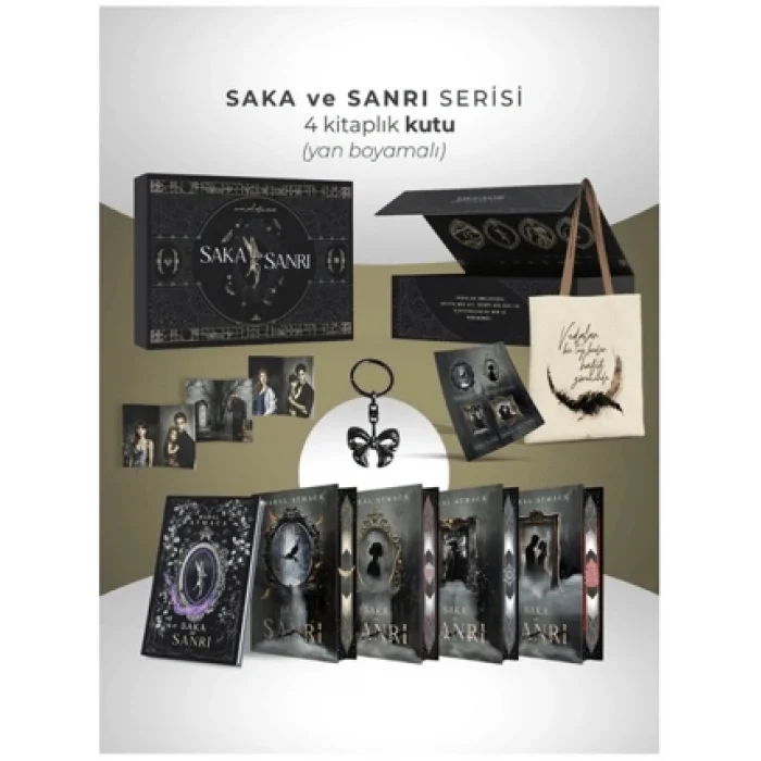 Saka ve Sanrı Serisi - 4 Kitaplık Yan Boyamalı Kutu
