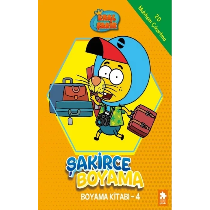 Şakirce Boyama Kitabı - 4 - Kral Şakir