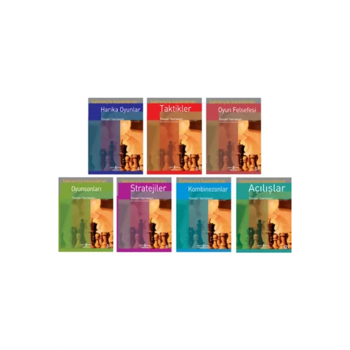 Satrançta Kazandıran Serisi 7 Kitap Set Satranç Kitapları - Harika Oyunlar - Oyunsonları - Açılışlar
