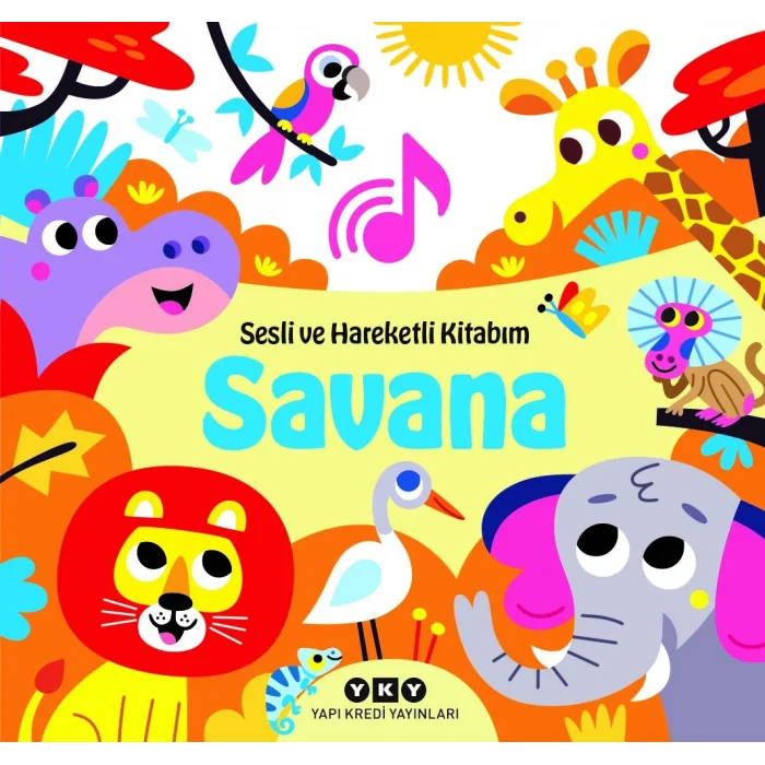 Savana - Sesli ve Hareketli Kitabım (Ciltli)