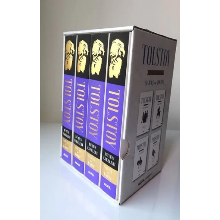 Savaş Ve Barış 1-2-3-4 (Ciltli Özel Kutulu)