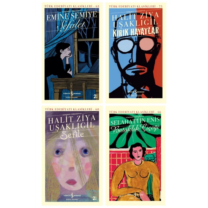 Sefalet + Kırık Hayatlar + Sefile + Bataklık Çiçeği- 4 Kitap Set