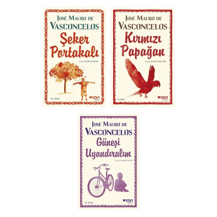 Şeker Portakalı + Kırmızı Papağan + Güneşi Uyandıralım- 3 Kitap Set - Iş Bankası Özel Set Şeker Port