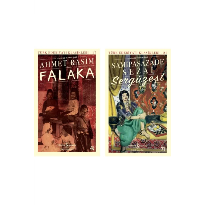 Sergüzeşt (günümüz Türkçesiyle) + Falaka- 2 Kitap Set - Iş Bankası Özel Set Sergüzeşt (günümüz Türkç