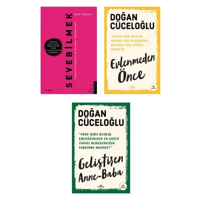 Sevebilmek + Evlenmeden Önce + Geliştiren Anne Baba- 3 Kitap Set - Iş Bankası Özel Set Sevebilmek Ki