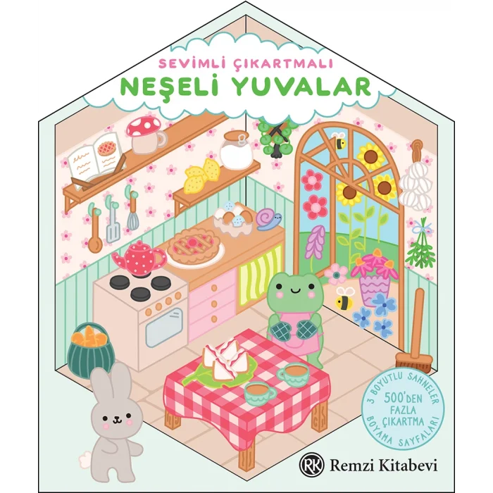 Sevimli Çıkartmalı Neşeli Yuvalar