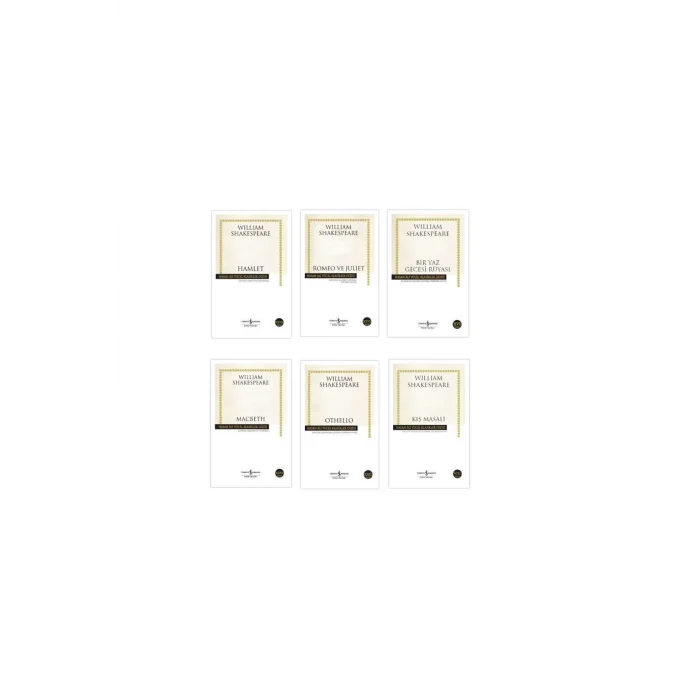 Shakespeare 6 Kitap Set 1 (romeo, Macbeth, Hamlet, Kış Masalı, Bir Yaz Gecesi Rüyası, Othello)