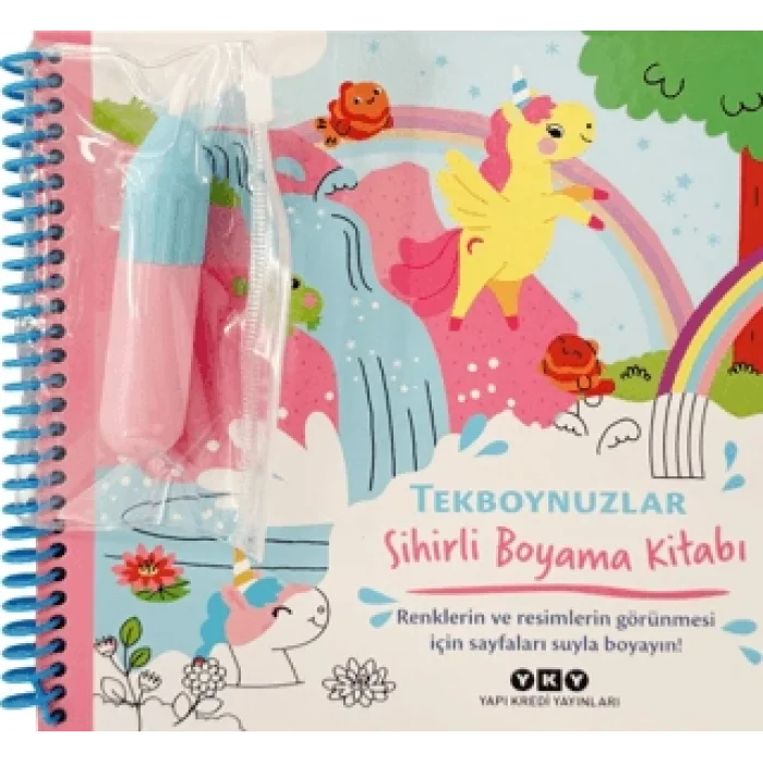 Sihirli Boyama Kitabı – Tekboynuzlar(Ciltli)
