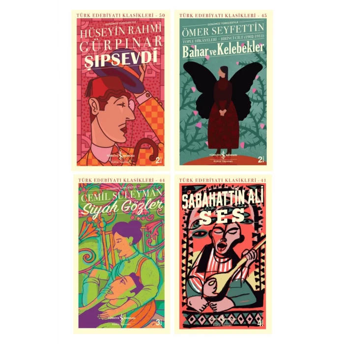 Şıpsevdi + Bahar Ve Kelebekler + Siyah Gözler + Ses- 4 Kitap Set