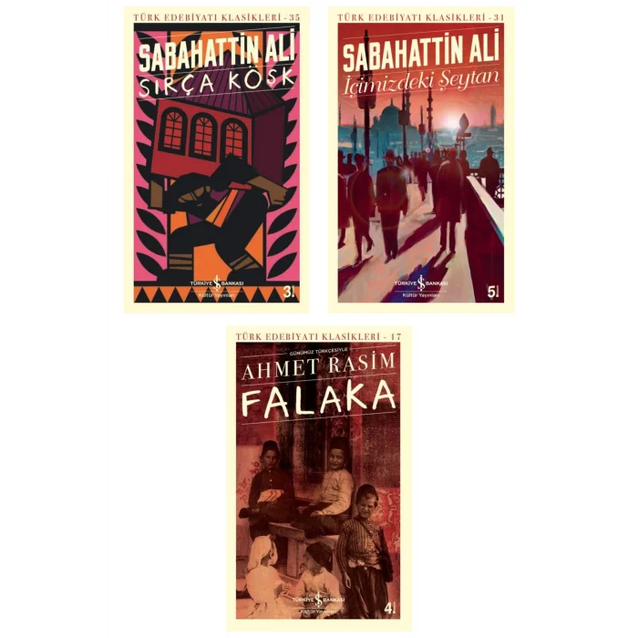 Sırça Köşk + Içimizdeki Şeytan + Falaka- 3 Kitap Set - Iş Bankası Özel Set Sırça Köşk Kitabı