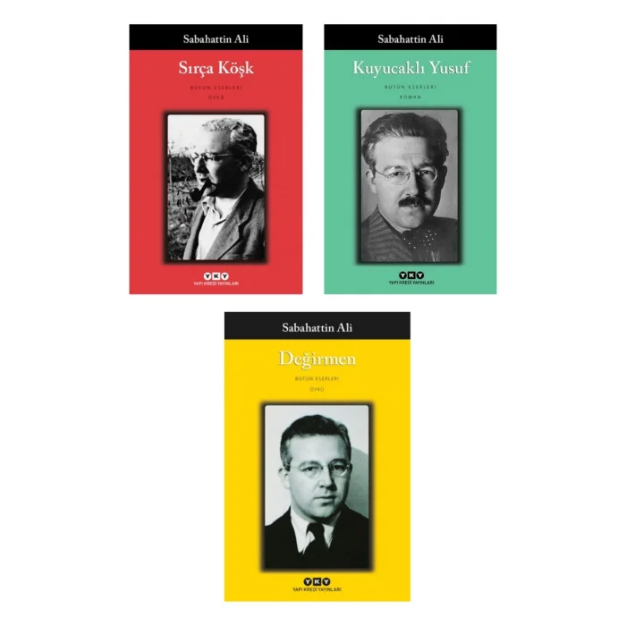 Sırça Köşk + Kuyucaklı Yusuf + Değirmen- 3 Kitap Set - Iş Bankası Özel Set Sırça Köşk Kitabı