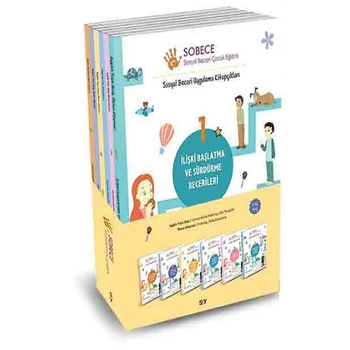 Sobece-Sosyal Beceri Çocuk Eğitimi Seti-6 Kitap Takım