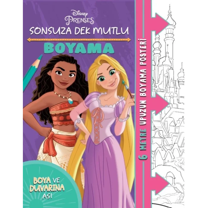 Sonsuza Dek Mutlu Boyama - Disney Prenses