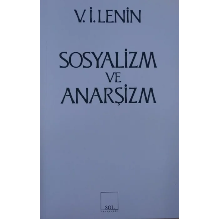 Sosyalizm ve Anarşizm