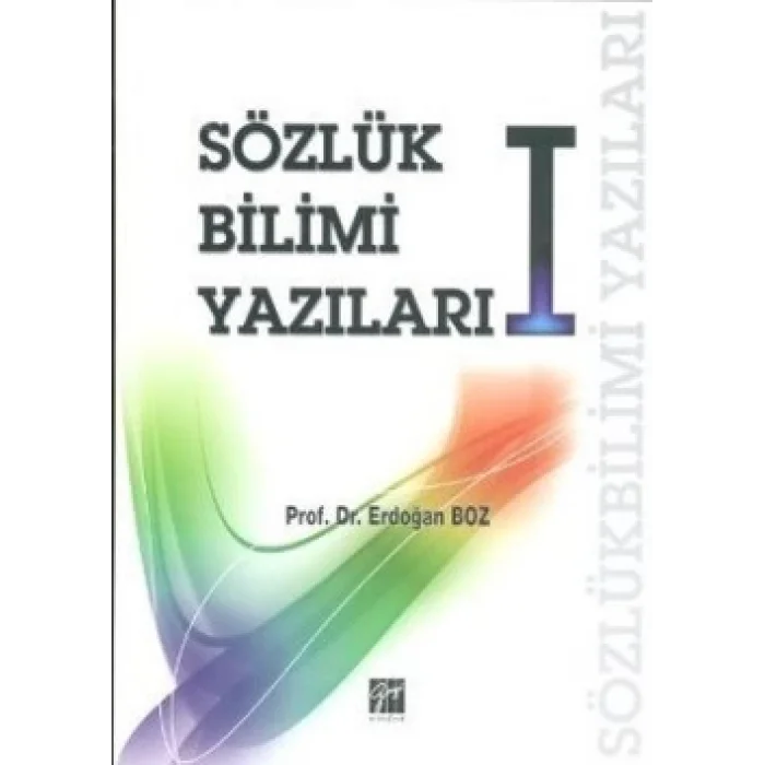 Sözlük Bilimi Yazıları 1