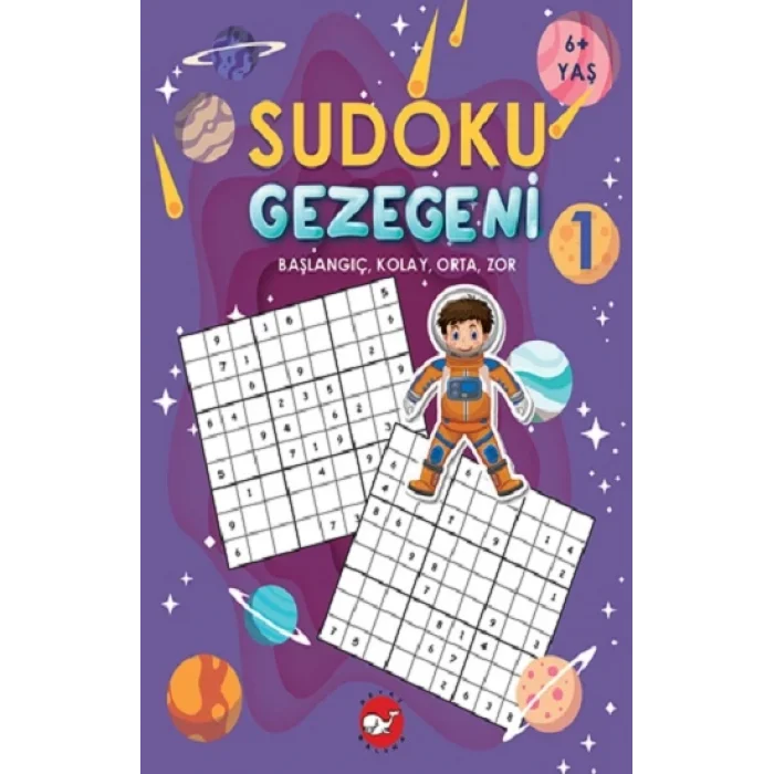 Sudoku Gezegeni 1 Başlangıç, Kolay, Orta, Zor 6+ Yaş