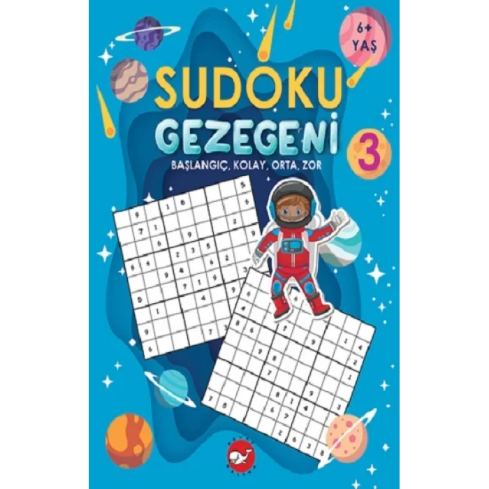 Sudoku Gezegeni 3 Başlangıç, Kolay, Orta, Zor 6+ Yaş